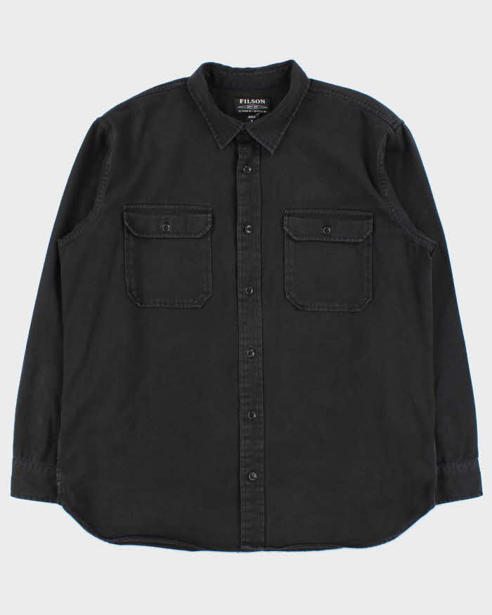 Vintage Filson Guide Long Sleeve Denim Workwear Shirt - XL