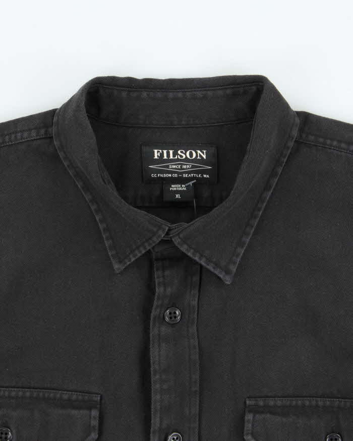 Vintage Filson Guide Long Sleeve Denim Workwear Shirt - XL