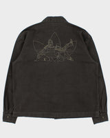 Vintage 2004 Adidas Originals Big City Embroidered Long Sleeve Canvas Denim Shirt - XL