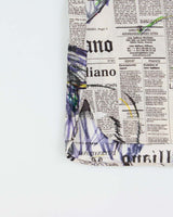 Vintage Y2K 00s Galliano Classic Gazette Print Long Sleeve Shirt - S
