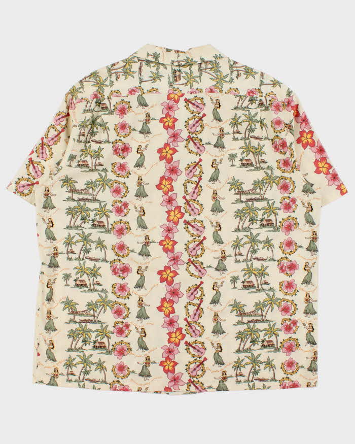 Vintage 1990s Aloha Line Made In USA Hawaiian Shirt - XXL