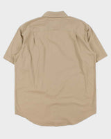 Vintage Carhartt Tan Heavyweight Relaxed Fit Short Sleeve Workwear Shirt - L