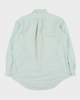 Vintage 1980s Polo Ralph Lauren Made In Canada Striped Long Sleeve Oxford Shirt - M