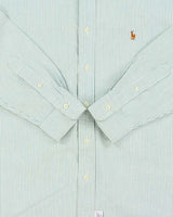 Vintage 1980s Polo Ralph Lauren Made In Canada Striped Long Sleeve Oxford Shirt - M