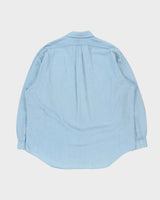 Vintage Y2K 00s Ralph Lauren 'Big Shirt' Chambray Long Sleeve Pocket Shirt - XL
