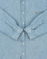 Vintage Ralph Lauren Slim Fit Chambray Long Sleeve Shirt - L