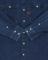 Vintage G-Star Raw 'Western Hunter' Pearl Snap Button Long Sleeve Denim Shirt - XL
