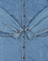 Vintage 1990s Levi's Denim Long Sleeve Pocket Shirt - L