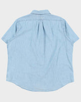 Vintage Ralph Lauren Classic Fit Chambray Short Sleeve Shirt - XXL