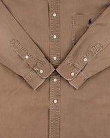 Vintage 1990s Polo Ralph Lauren Long Sleeve Denim Pocket Shirt - XL