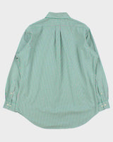 Vintage Y2K 00s Ralph Lauren Regent Check Classic Fit Long Sleeve Shirt - M