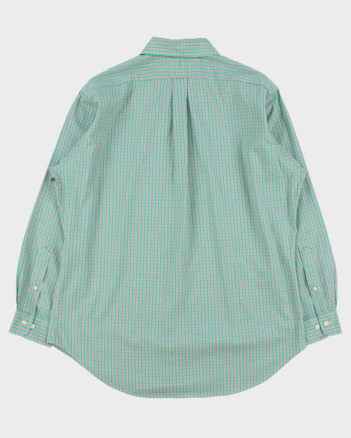 Vintage Y2K 00s Ralph Lauren Regent Check Classic Fit Long Sleeve Shirt - M