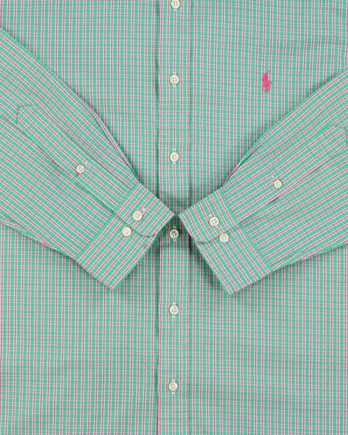 Vintage Y2K 00s Ralph Lauren Regent Check Classic Fit Long Sleeve Shirt - M
