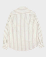 Vintage 1990s Giorgio Armani Le Collezioni Striped Long Sleeve Shirt - M