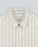 Vintage 1990s Giorgio Armani Le Collezioni Striped Long Sleeve Shirt - M