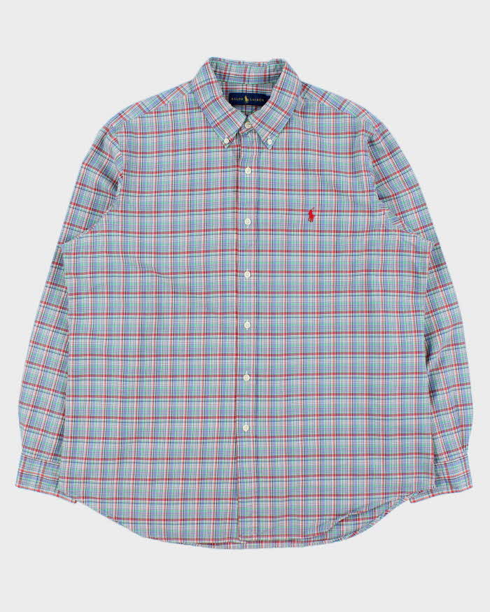 Vintage Ralph Lauren Glencheck Classic Fit Long Sleeve Shirt - XL
