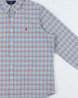 Vintage Ralph Lauren Glencheck Classic Fit Long Sleeve Shirt - XL