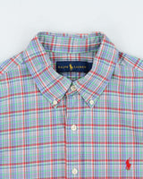 Vintage Ralph Lauren Glencheck Classic Fit Long Sleeve Shirt - XL