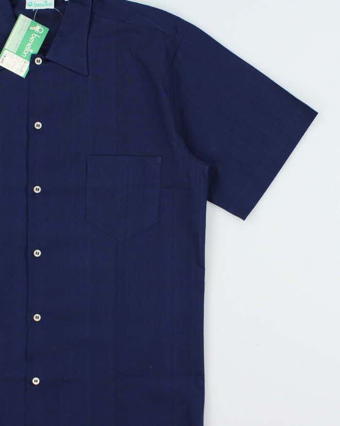 DSWT 1980s Benetton Lightweight Short Sleeve Shirt - M