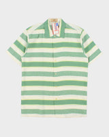 DSWT 1980s Sisley Oversized Striped Short Sleeve Shirt - XS