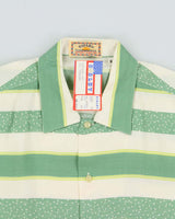DSWT 1980s Sisley Oversized Striped Short Sleeve Shirt - XS