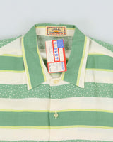 DSWT 1980s Sisley Oversized Striped Short Sleeve Shirt - M