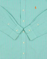 Vintage Y2K 00s Ralph Lauren Windowpane Check Custom Fit Long Sleeve Shirt - M