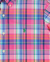 Vintage Ralph Lauren Plaid Classic Fit Short Sleeve Shirt - L