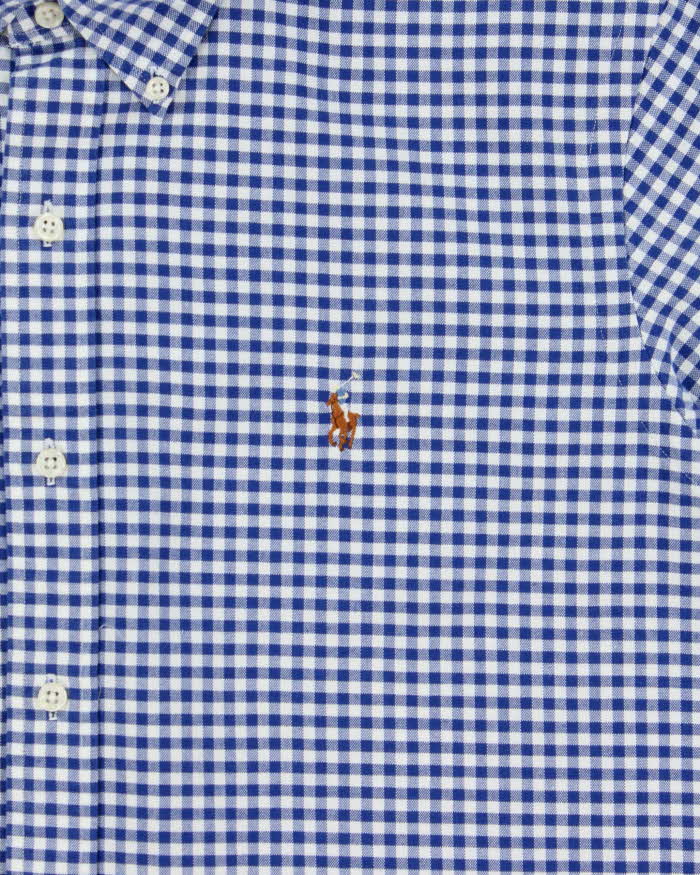 Vintage Ralph Lauren Gingham Regular Fit Short Sleeve Shirt - L