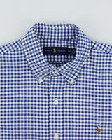 Vintage Ralph Lauren Gingham Regular Fit Short Sleeve Shirt - L