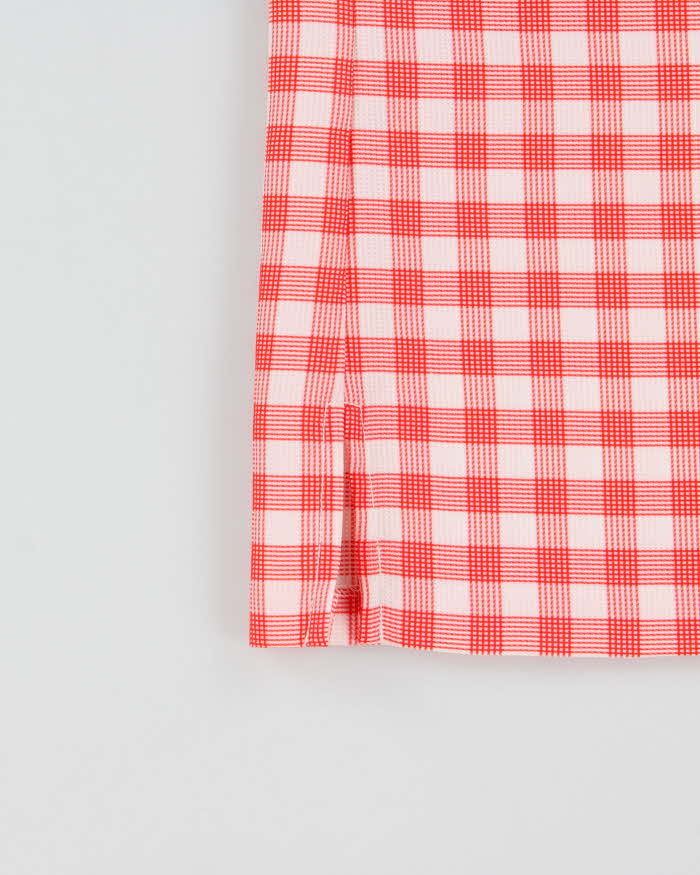 Vintage 1970s Jantzen Made In Canada Glen Check Short Sleeve Shirt - L