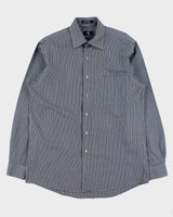 Vintage Y2K 00s Calvin Klein Striped Long Sleeve Shirt - L