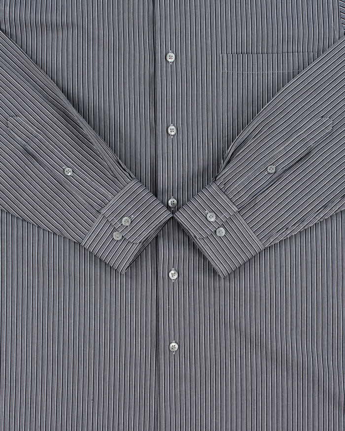 Vintage Y2K 00s Calvin Klein Striped Long Sleeve Shirt - L