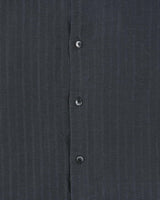 Vintage Y2K 00s Calvin Klein Striped Linen Blend Modern Fit Short Sleeve Shirt - XL