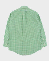 Vintage Brooks Brothers Gingham Long Sleeve Shirt - L