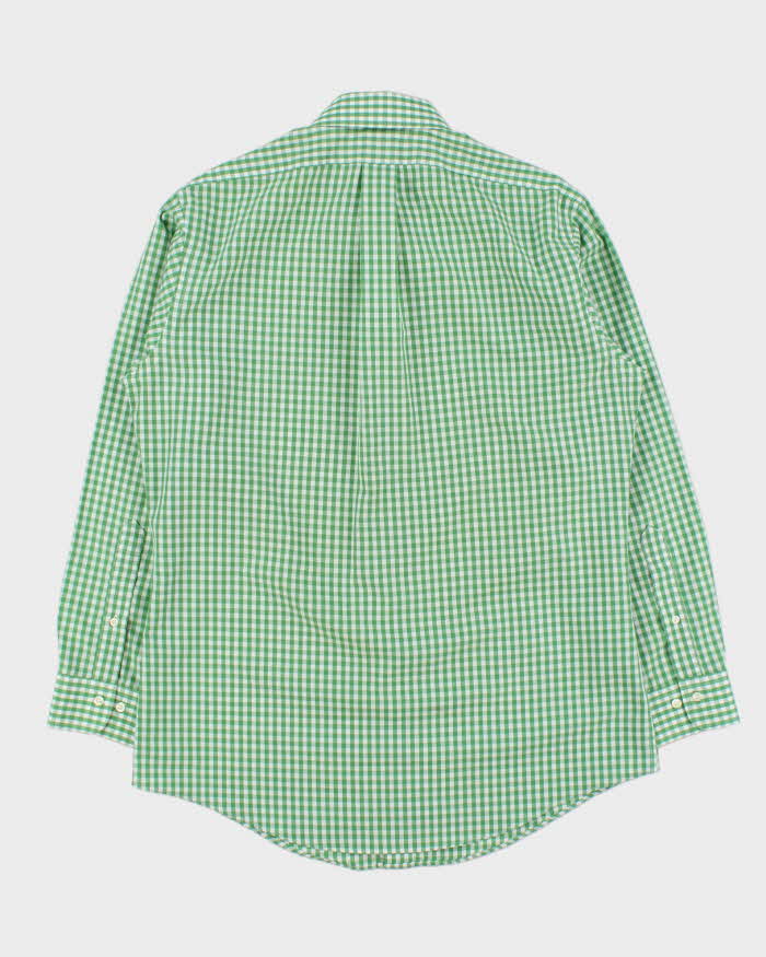 Vintage Brooks Brothers Gingham Long Sleeve Shirt - L