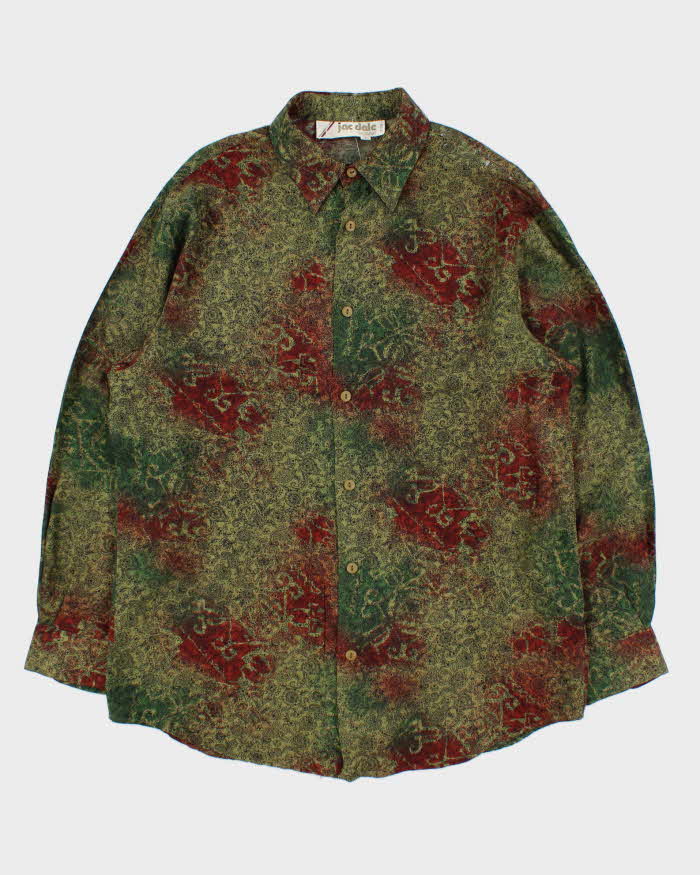 Vintage 1970s Jac Dale Paisley Pattern Shirt - L