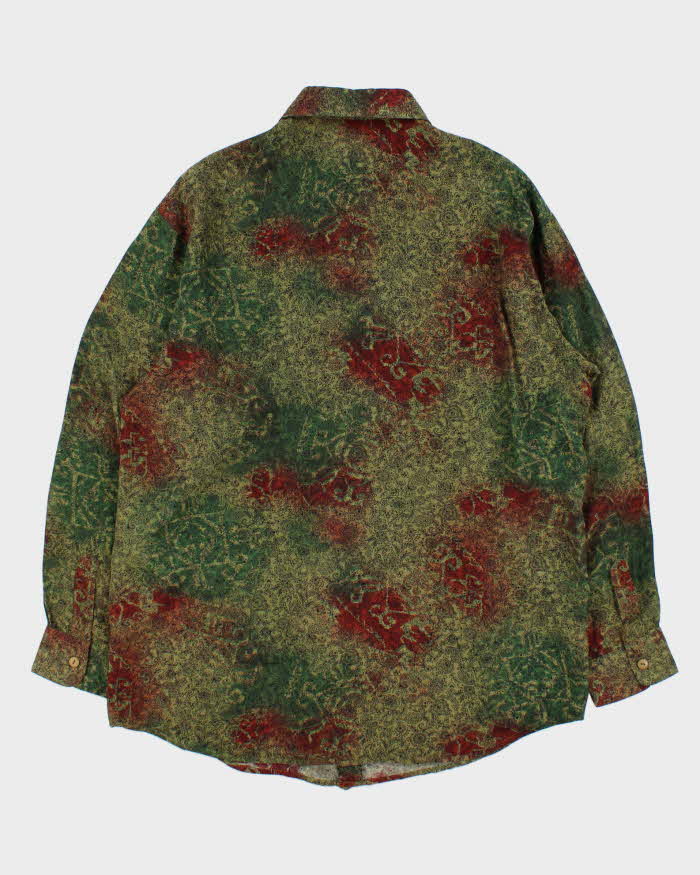 Vintage 1970s Jac Dale Paisley Pattern Shirt - L