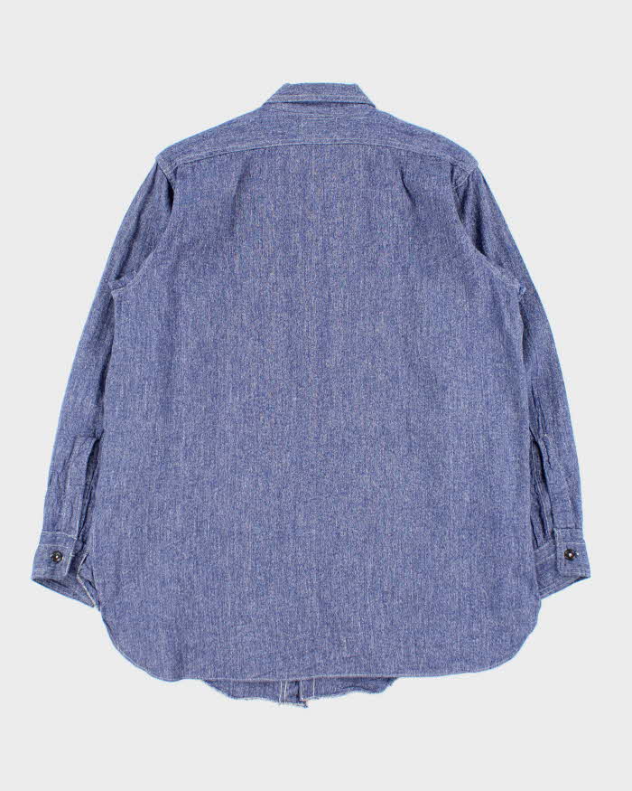 Vintage 1970s Esco Lightweight Denim Shirt - L