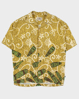 Vintage 1980s BC Ethic Made In USA Tribal Hawaiian Shirt - XL