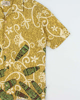 Vintage 1980s BC Ethic Made In USA Tribal Hawaiian Shirt - XL