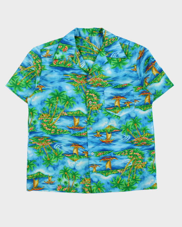 Vintage 1970s Made In USA Aloha Hawaiian Shirt - M