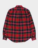 Vintage Ralph Lauren Tartan Custom Fit Long Sleeve Flannel Shirt - L