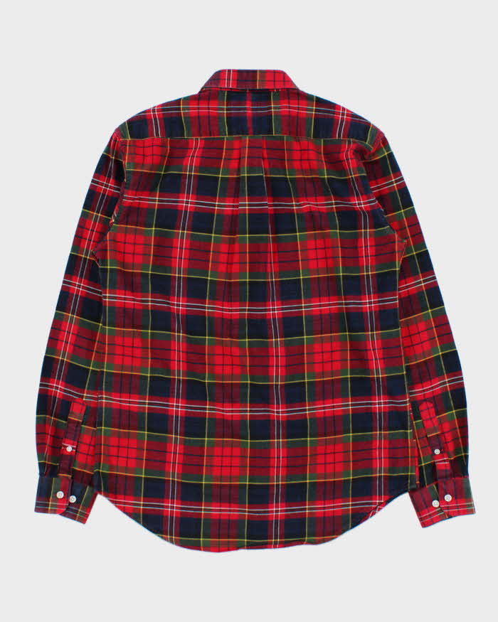 Vintage Ralph Lauren Tartan Custom Fit Long Sleeve Flannel Shirt - L
