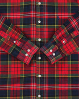 Vintage Ralph Lauren Tartan Custom Fit Long Sleeve Flannel Shirt - L
