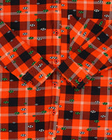 Vintage 1980s Hyundai Plaid Long Sleeve Shirt - M