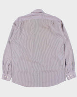 Vintage 1990s Hugo Boss Striped Long Sleeve Shirt - L