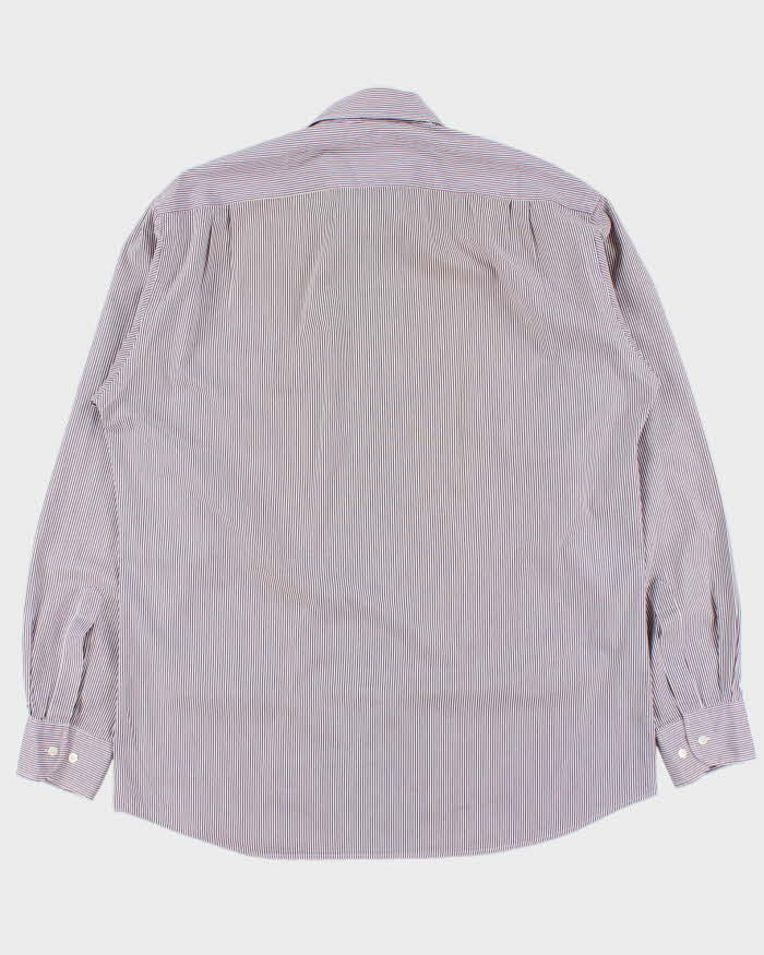 Vintage 1990s Hugo Boss Striped Long Sleeve Shirt - L
