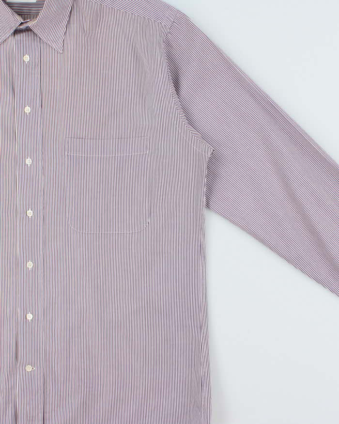 Vintage 1990s Hugo Boss Striped Long Sleeve Shirt - L