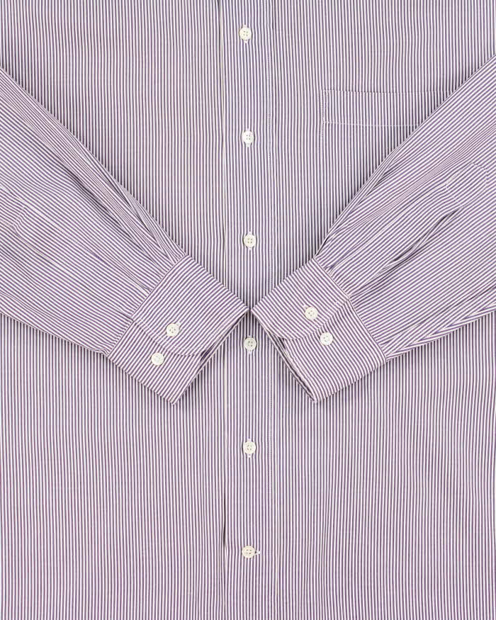 Vintage 1990s Hugo Boss Striped Long Sleeve Shirt - L